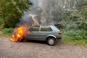 Fahrzeugbrand Felsenmeer